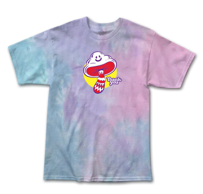 SHROOM CLOUD TIE DYE TEE, Size: S