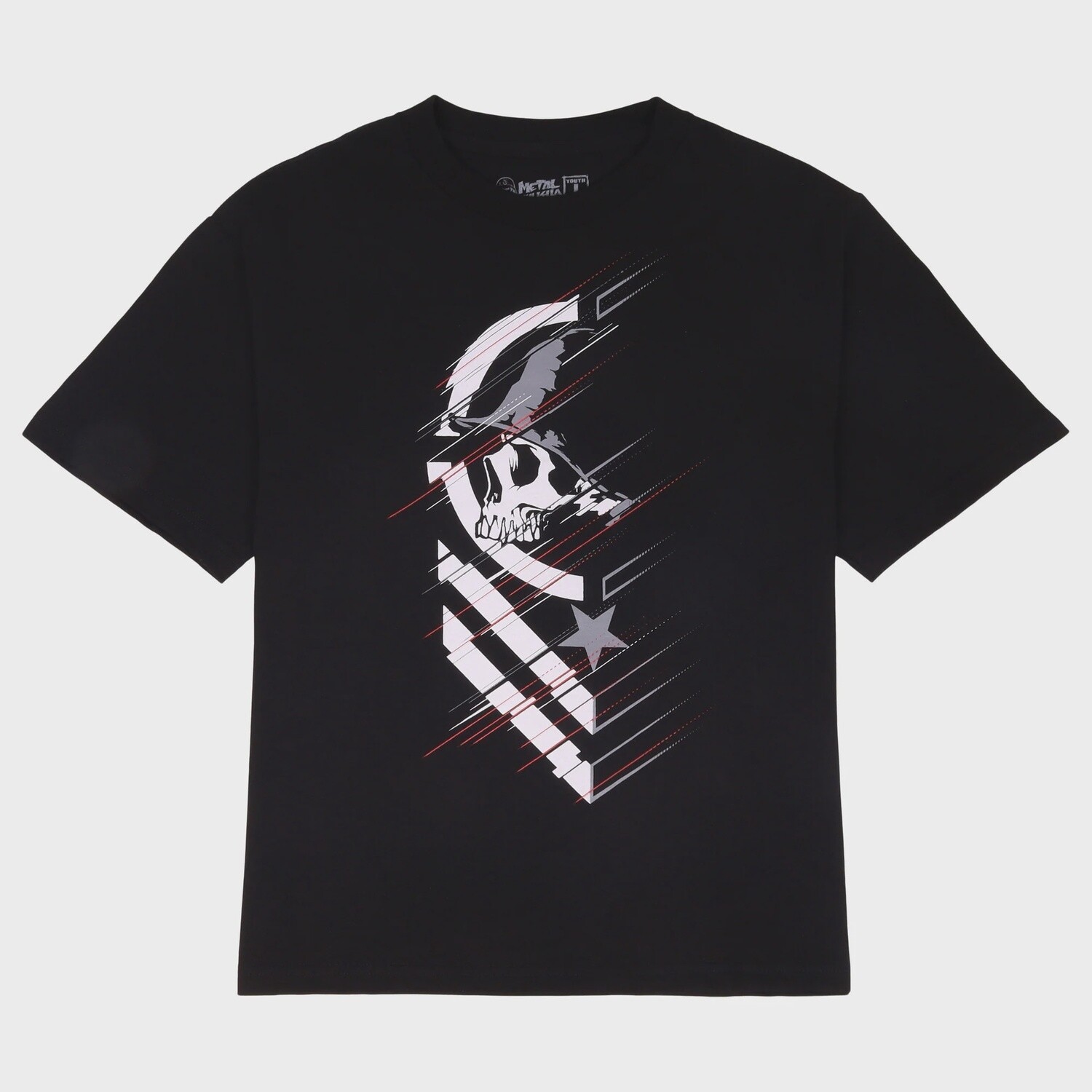 BOYS SHAKER TEE, Color: BLACK, Size: S