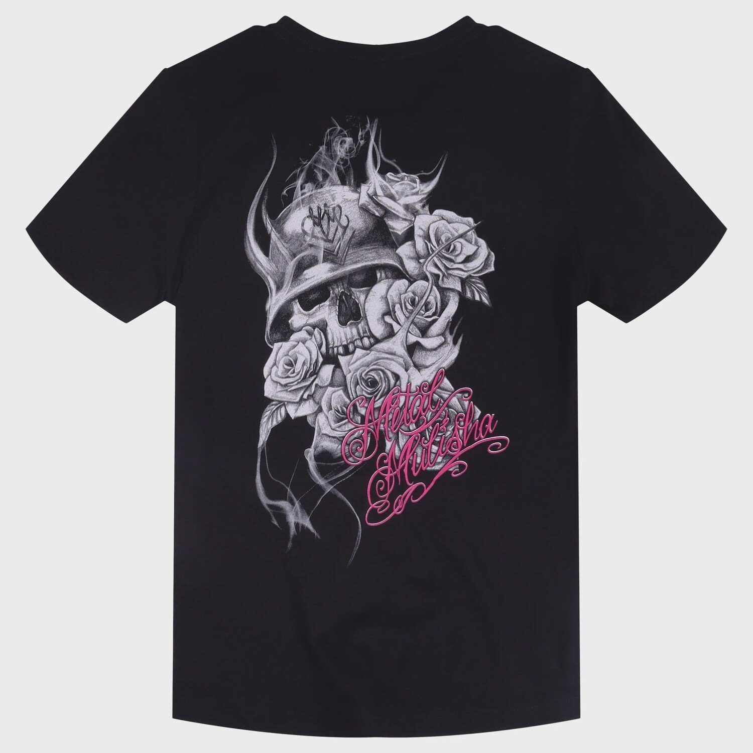 SMOKIN RELAXED TEE, Color: BLACK, Size: S