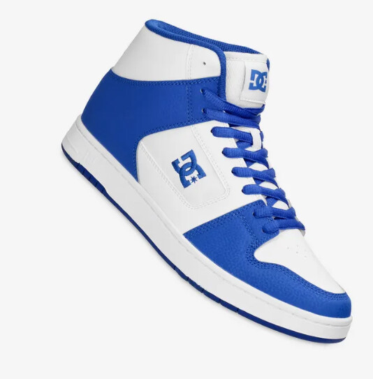 DC Manteca 4 Hi Blue White, Size: 9