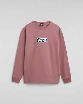 vans off the wall drop v longsleeve withered rose