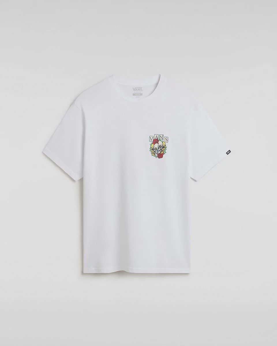 vans break apart ss tee white, Size: s