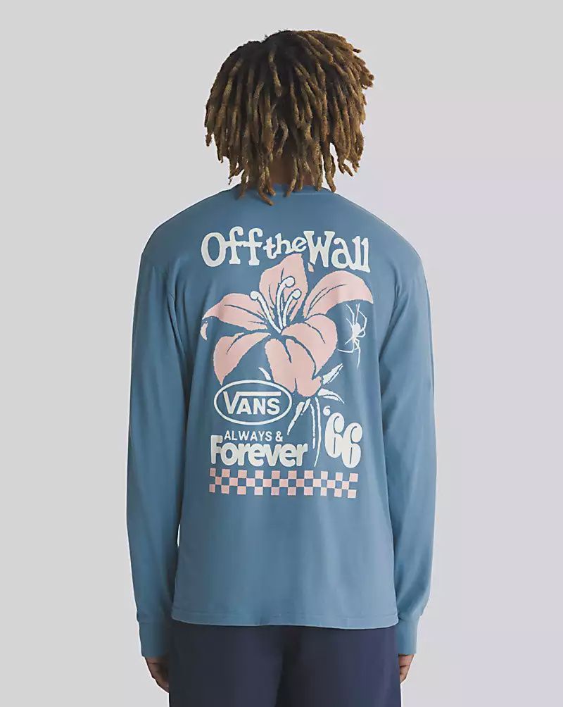 vans petal and pest ls tee copen blue