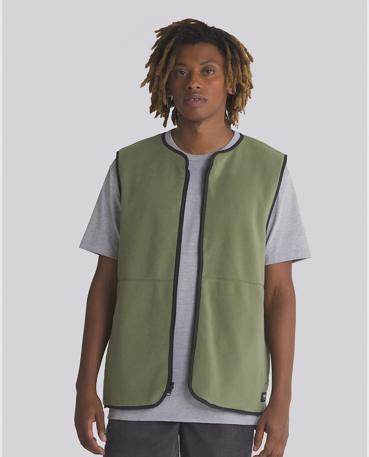 Vans Rosewood Reversable Vest Olivine, Size: XL