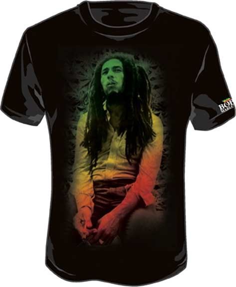 Bob Marley Rasta Leaves S/S Tee, Size: S