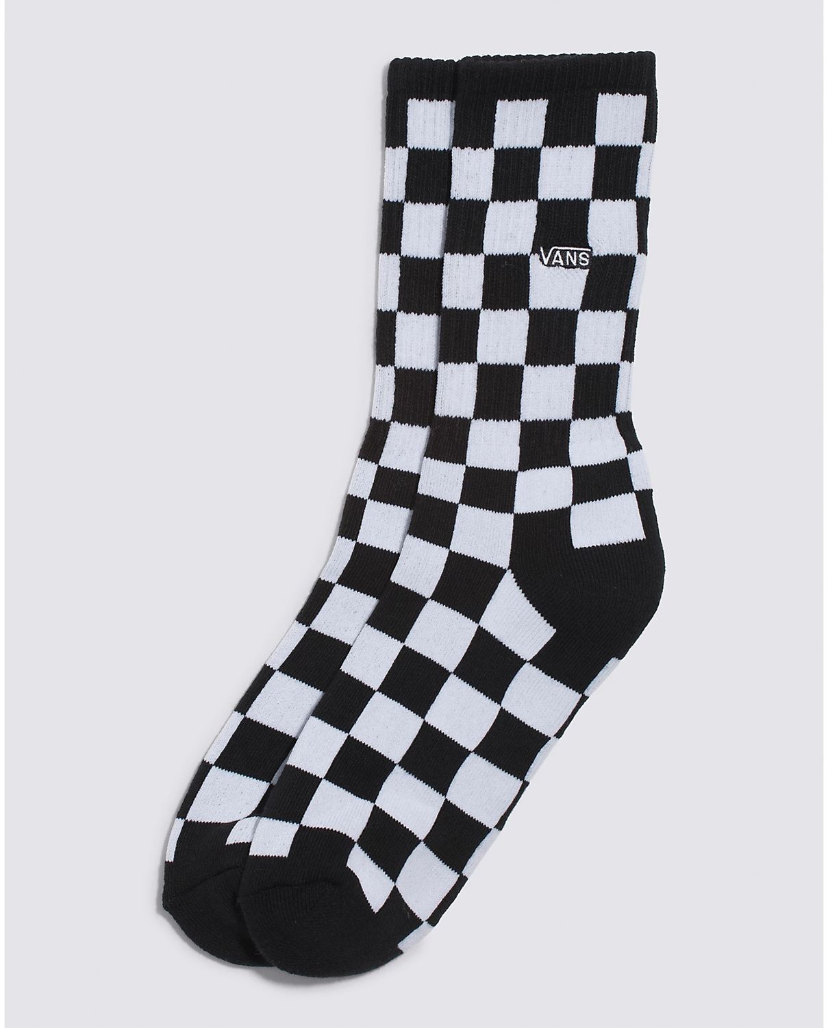 Vans Classic Checkerboard Crew Black/White, Size: 6.5/9