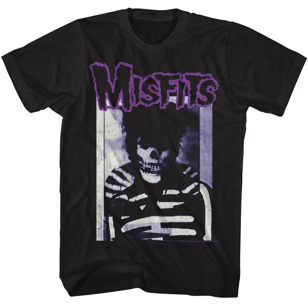 Misfits Skeleton Black Tee, Size: S
