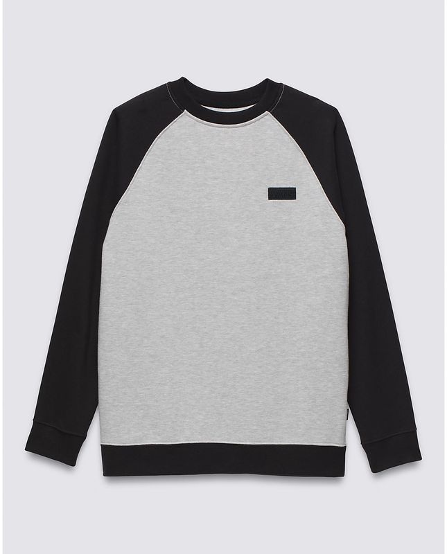 VANS Core Basic Ragian Crew Black/Cement Heather