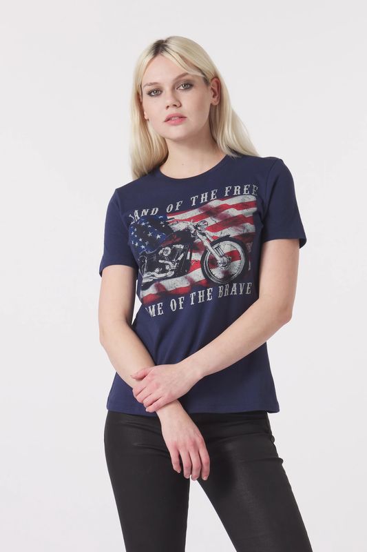 metal mulisha old glory relaxed tee