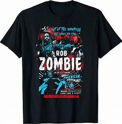 Rob Zombie Call Logo Blk, Size: S