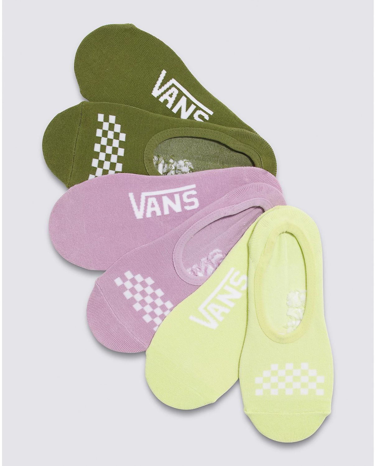 Vans Classic Canoodle Lavender Mist 3-Pk Socks, Size: 6.5-10