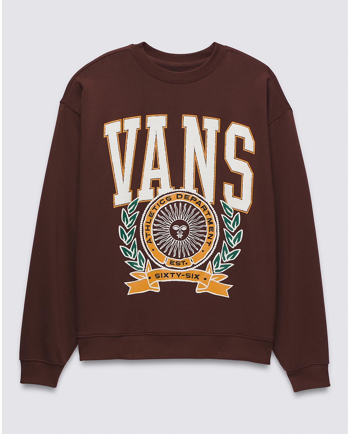 Vans First Team OS Crew Bitter Chocolate, Size: XS