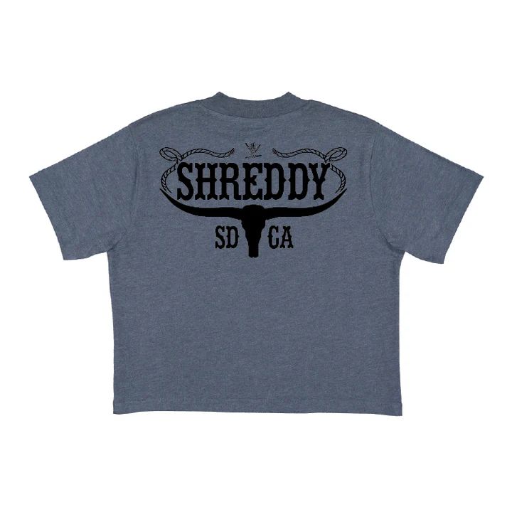 Shreddy Cowgirl Boxy Tee, Size: S