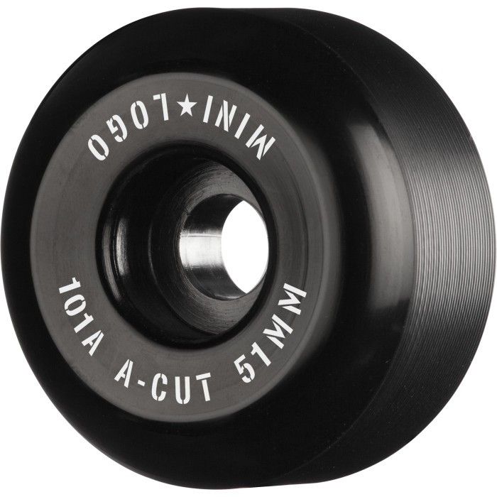 Mini Logo A-Cut 101a &quot;2&quot;, Size: 51mm, Color: Black