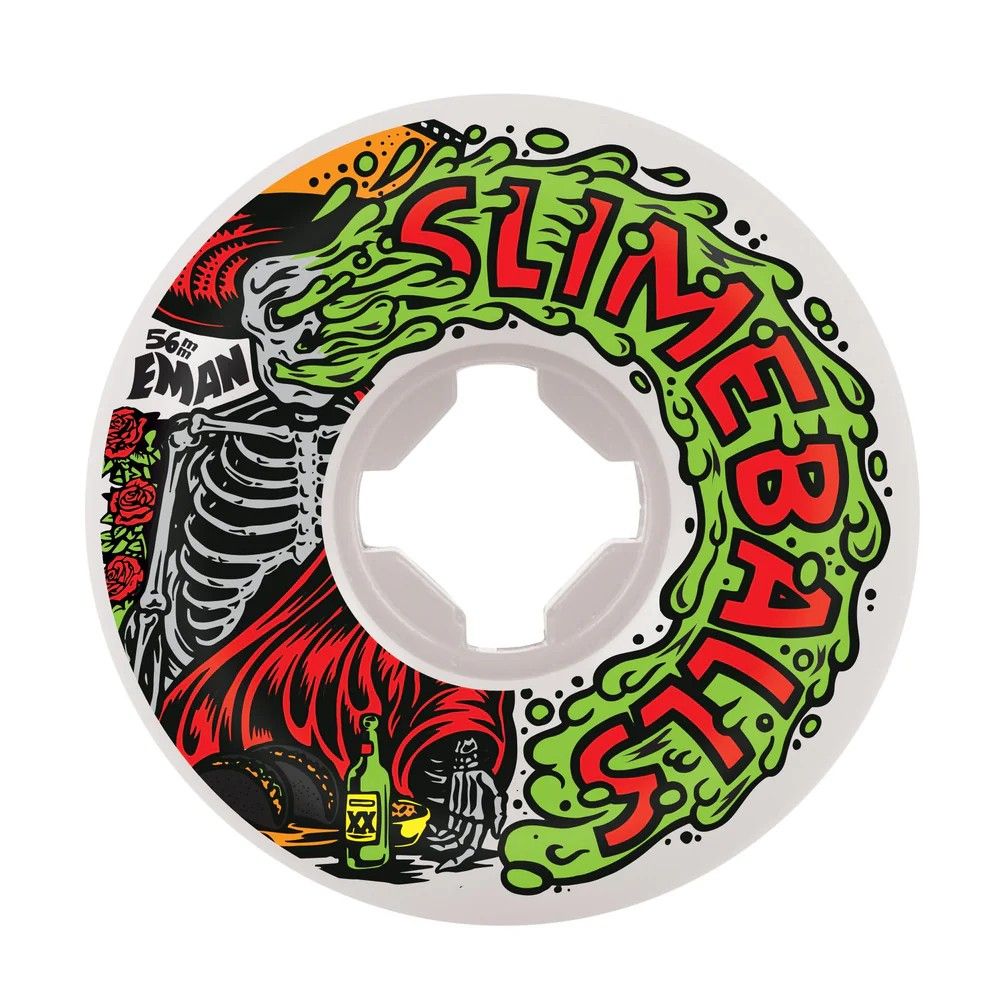 Emmanuel Guzman Guest Vomit Mini White 97a 56mm, Size: 56mm, Type: 97a