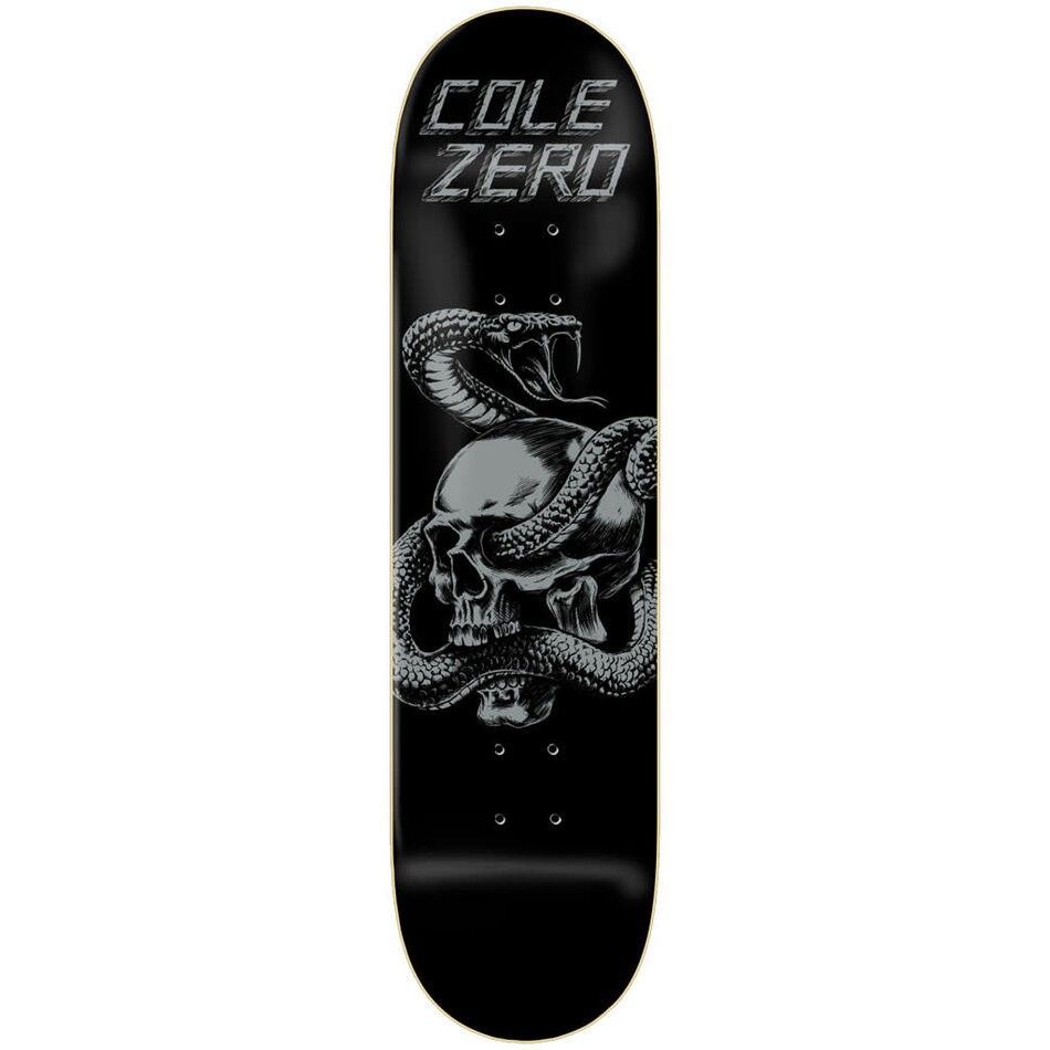 Zero Cole Skull and Snake Deck- 8.25, Size: 8.25
