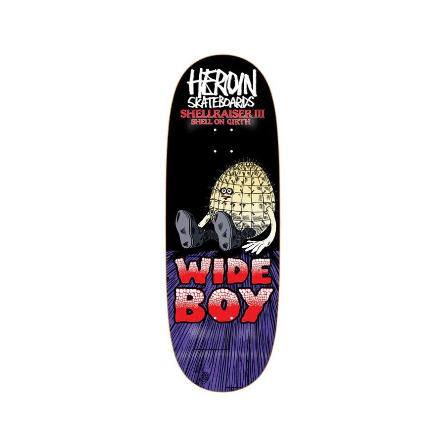 Heroin Shellraiser 3 Wide Boy Deck- 10.75x32.5, Size: 10.75