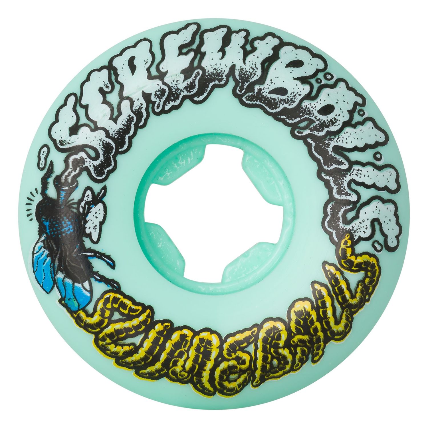 Slime Balls Screw Balls Speed Balls 99a 53mm Green, Size: 53mm