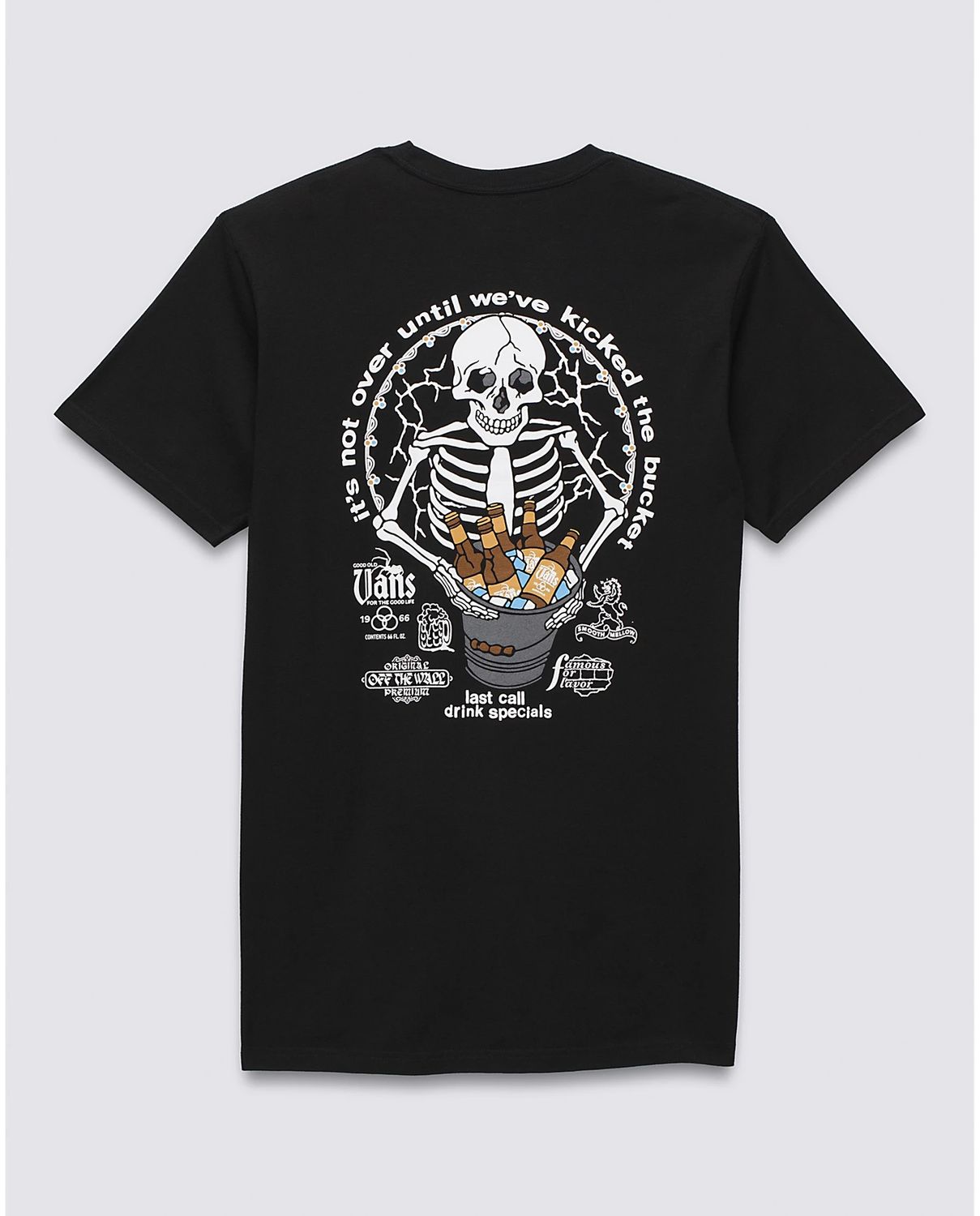Vans Bucket List S/S Tee- Black, Size: S