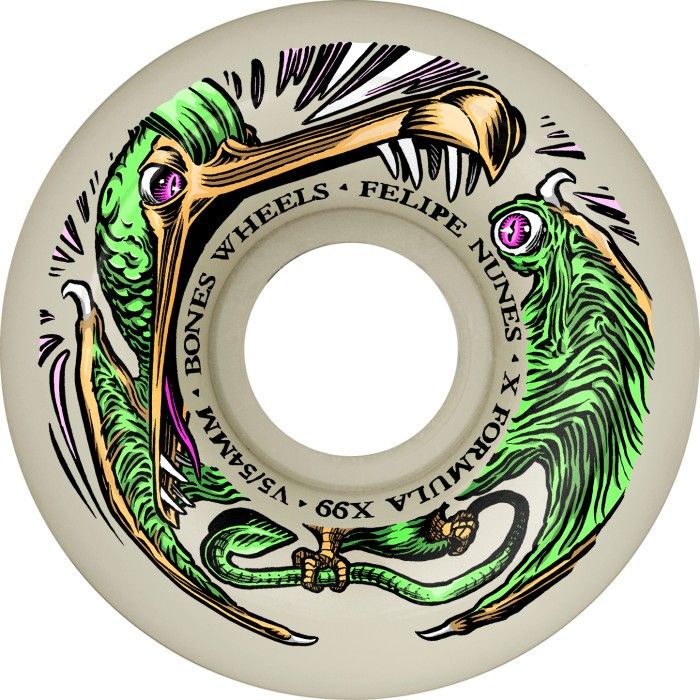 Bones X-Formula Nunes Dino Sortas 54mm V5 SIDECUT, Size: 54mm