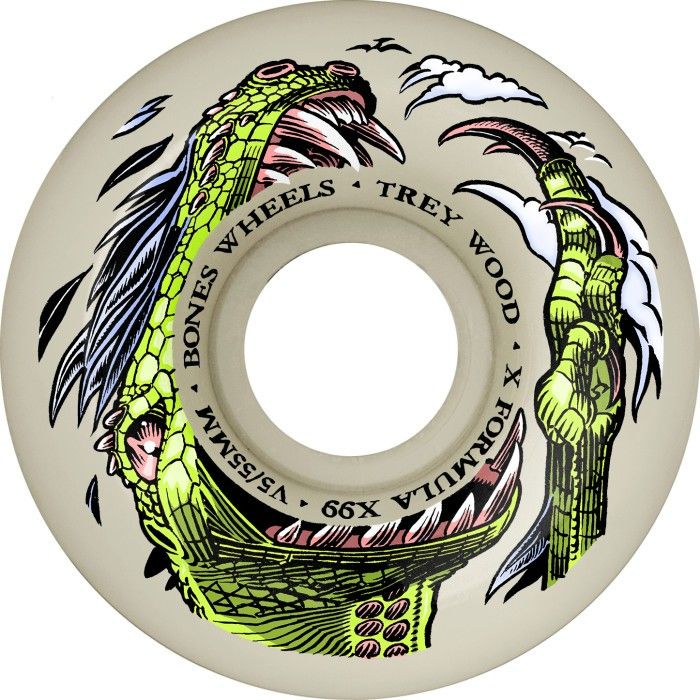 Bones Wood Dino Sortas 55mm V5 SIDECUT X-Formulas, Size: 55mm