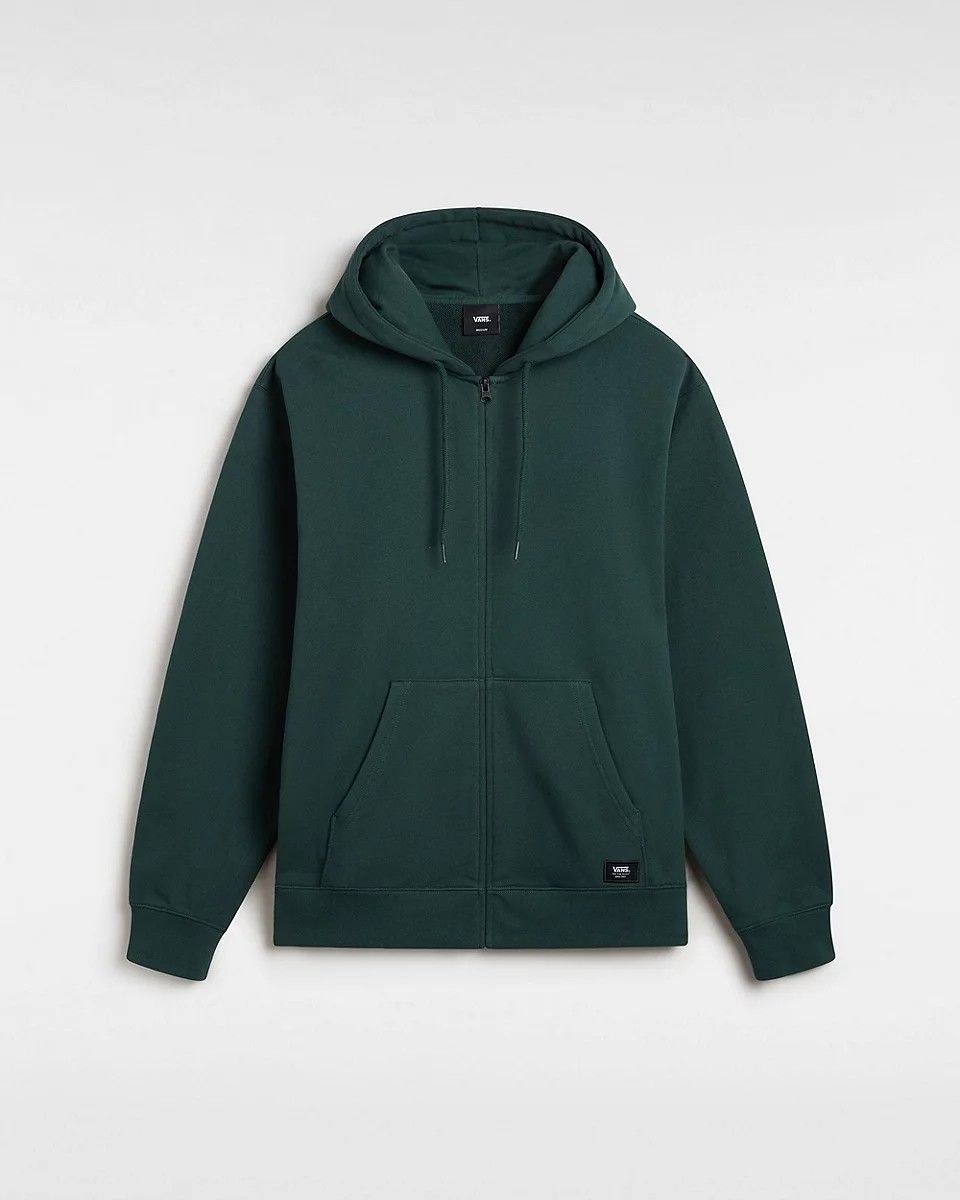 Vans Original Standards Loose Full Zip Hoodie- Green, Size: XS