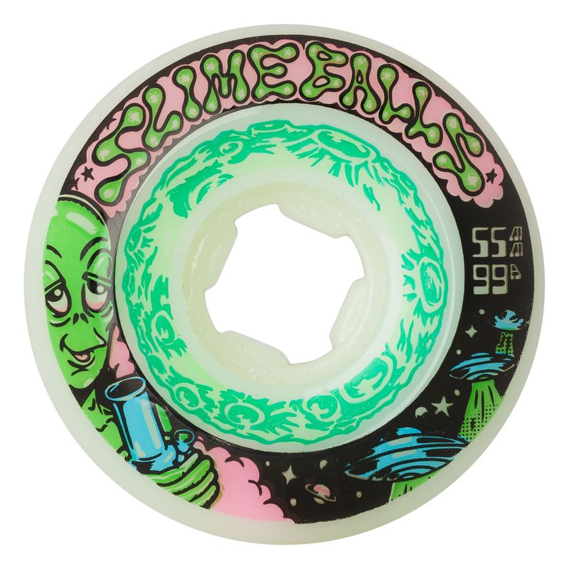 Slime Balls 55mm Saucer White 99a