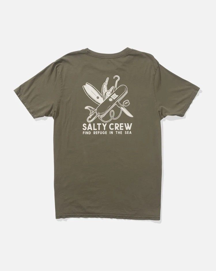 Salty Crew Pocket Knife Vintage SS Tee, Size: S