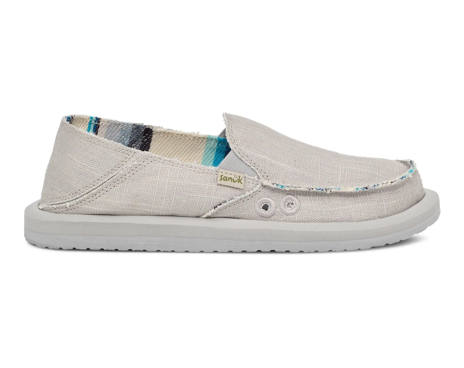 Sanuk W Donna Hemp, Color: Grey, Size: 5