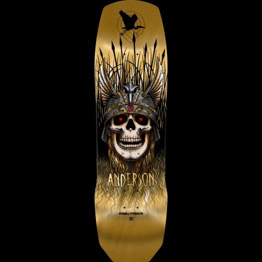 Powell Peralta  Heron &#39;3&#39; Gold 9.13 Deck, Size: 9.13
