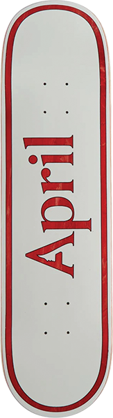 April AP OG Logo 8.25 Deck, Size: 8.25