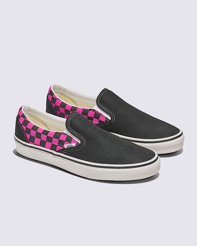 Vans Classic Slip-On Pop Check Raspberry Rose
