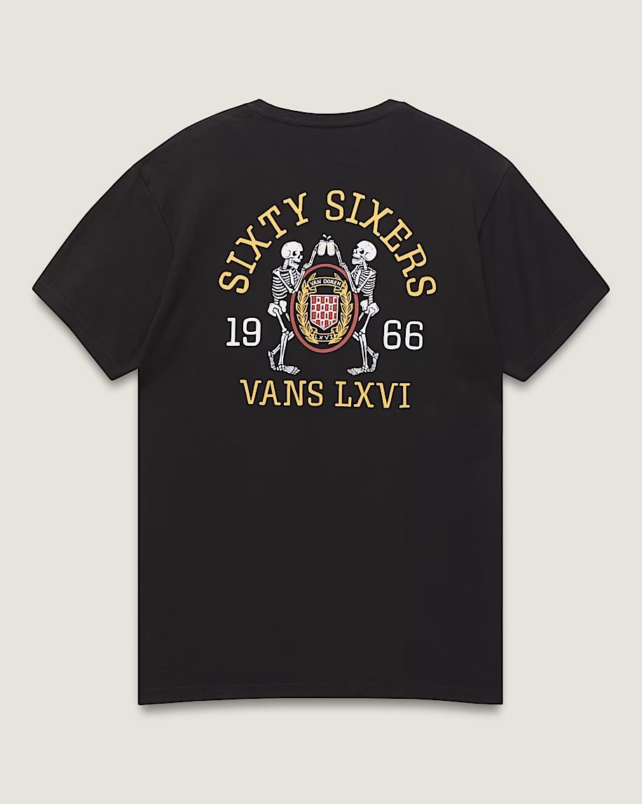 Vans Frat LXVI S/S Tee- Black, Size: S