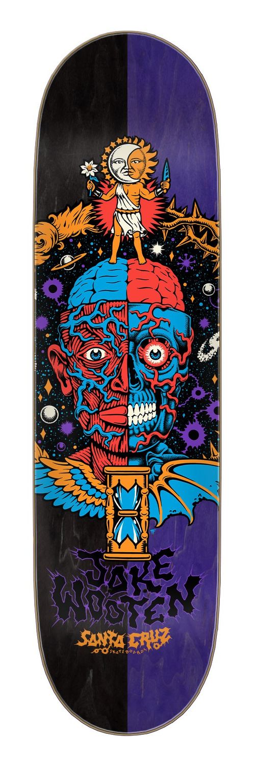 Santa Cruz Wooten Crest VX Deck 8.5, Size: 8.5