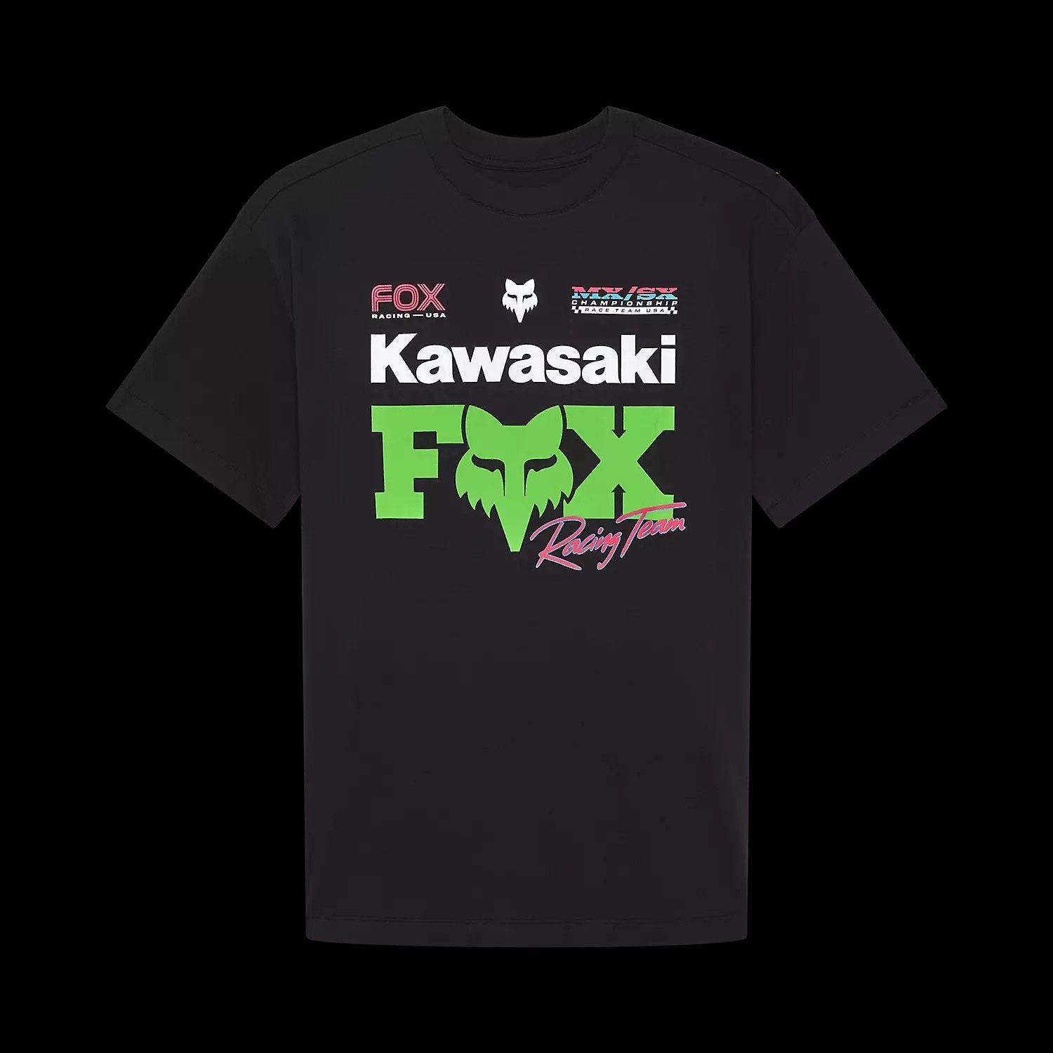 Womens Fox X Kawasaki Oversized Tee, Size: S