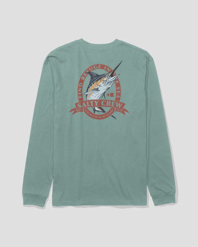 Salty Crew Bill Club L/S Tee Mack, Size: S