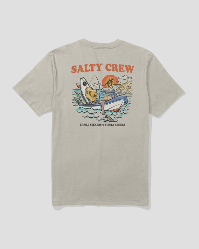 Salty Crew Down Time S/S Tee Bone