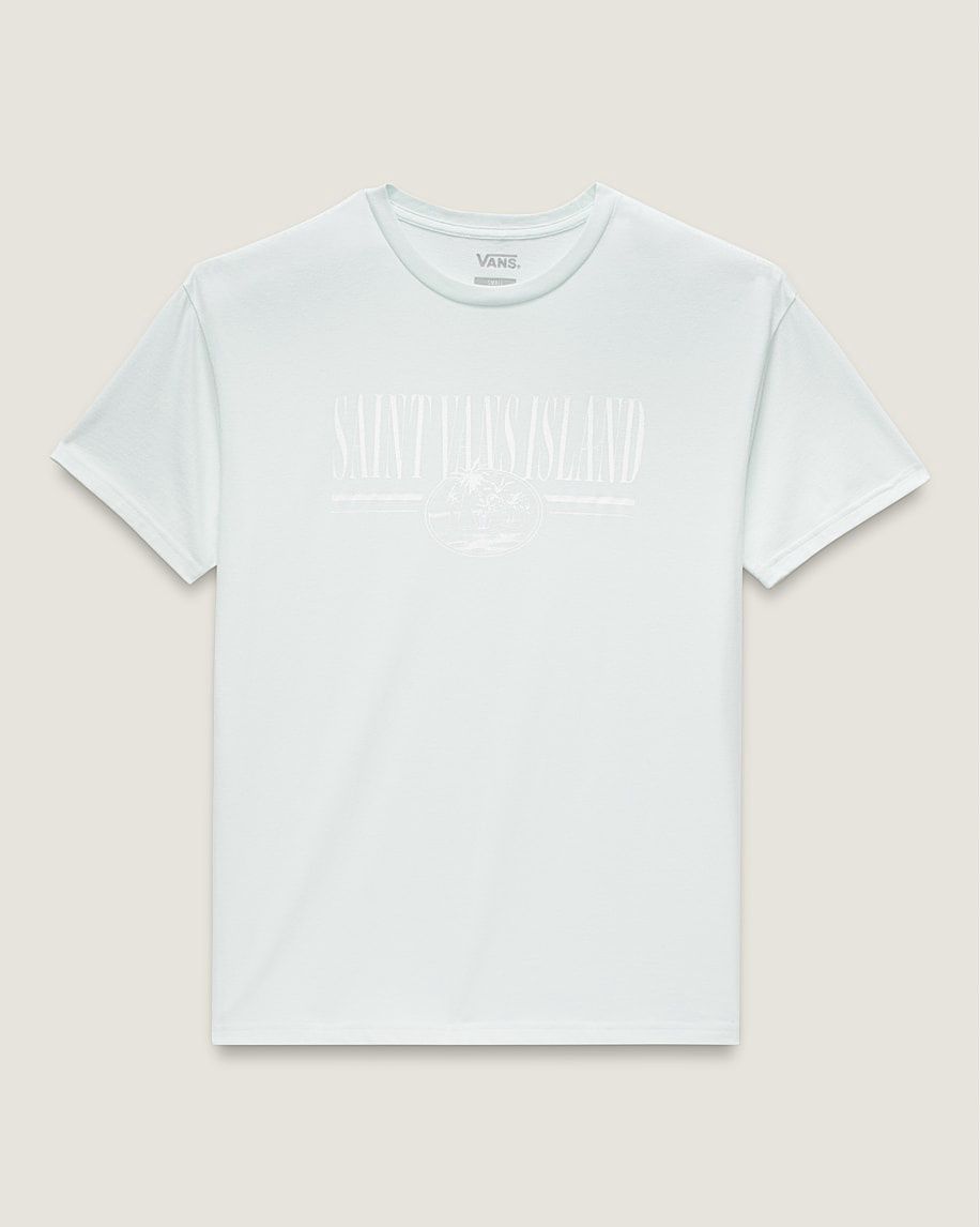 Vans Retro Isle Oversized SS Hint of Mint Tee, Size: S