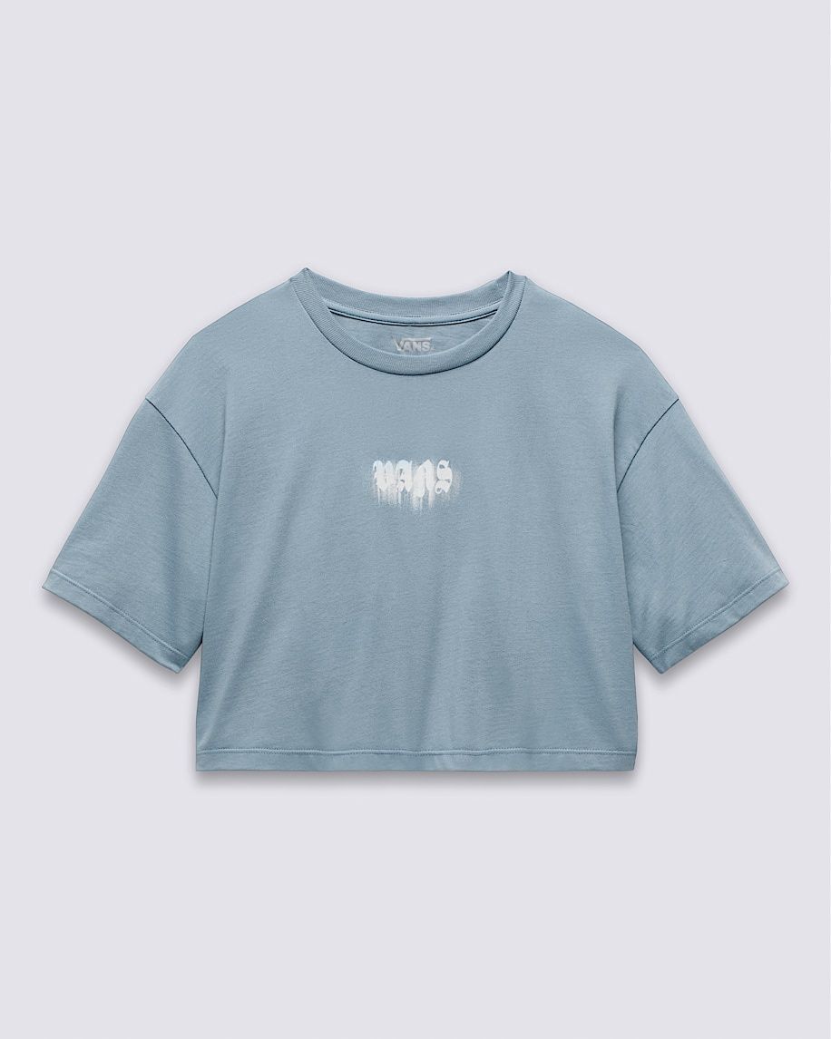 Vans Nightwash S/S Relax Crop Top Citadel, Size: S