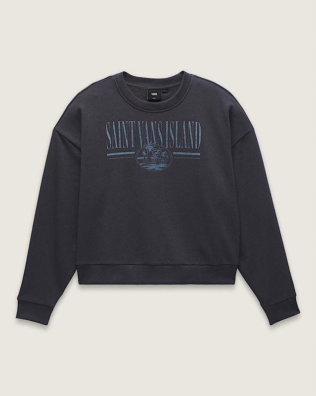 Vans Retro Isle Graphic Crew Asphalt