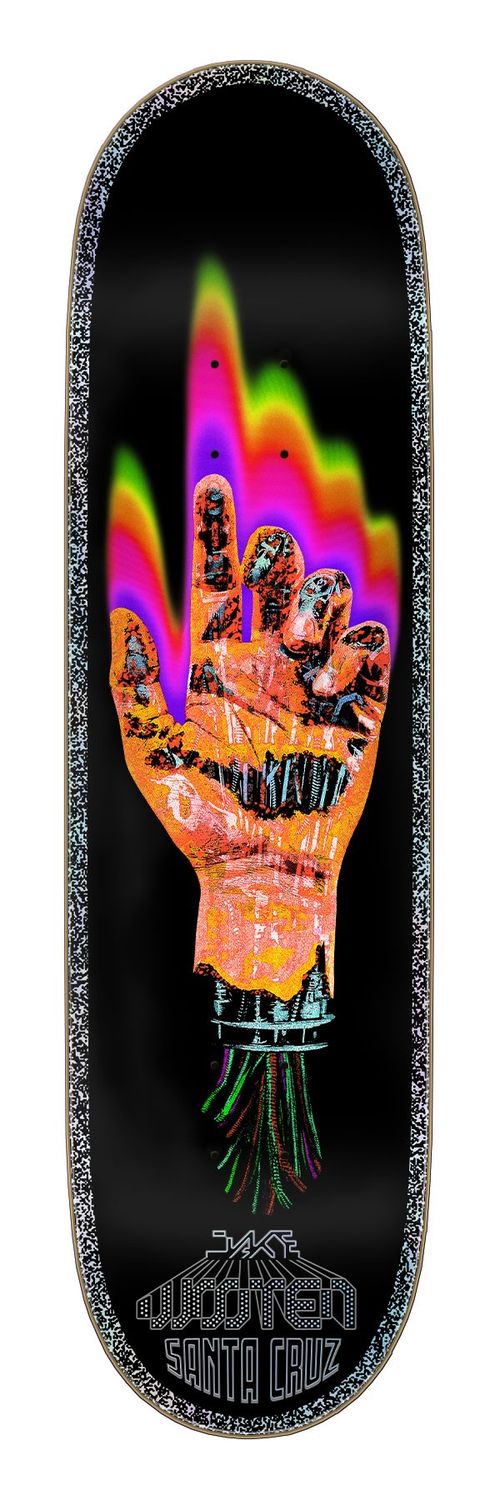 Santa Cruz Wooten Dystopia VX 8.5 Deck, Size: 8.5