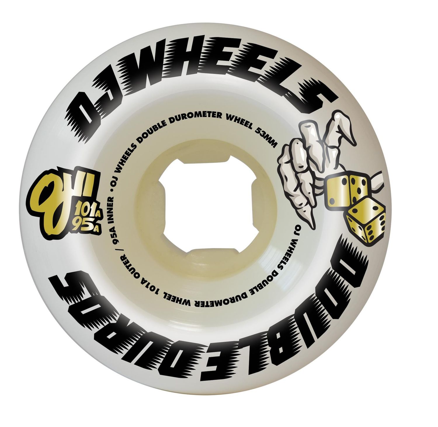 OJ Team Double Duro 101a/95a, Size: 53mm
