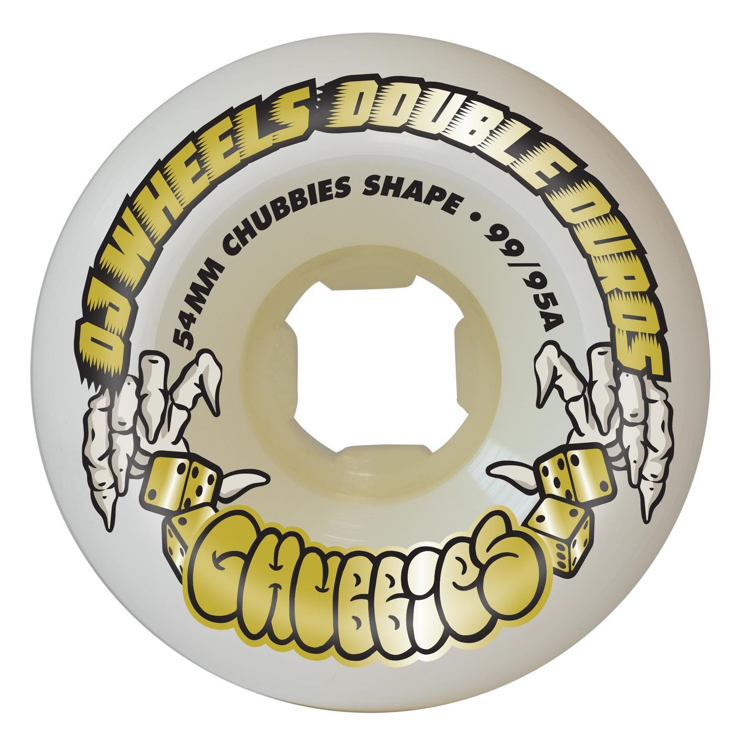OJ Double Duro Chubbies 99a/95a 54mm, Size: 54mm