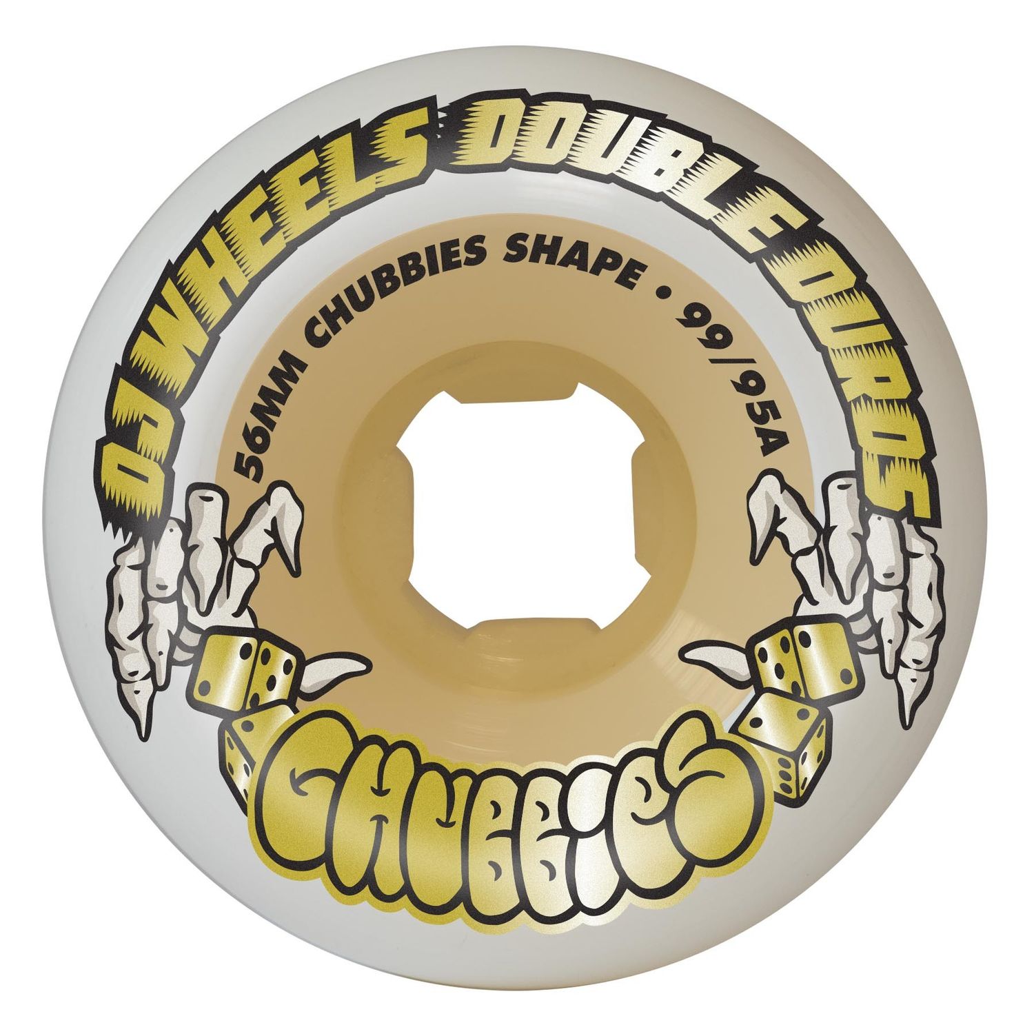 OJ Double Duro Chubbies 99a/95a 56mm, Size: 56mm