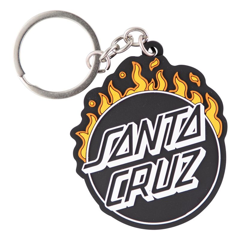 Santa Cruz Burnt Keychain