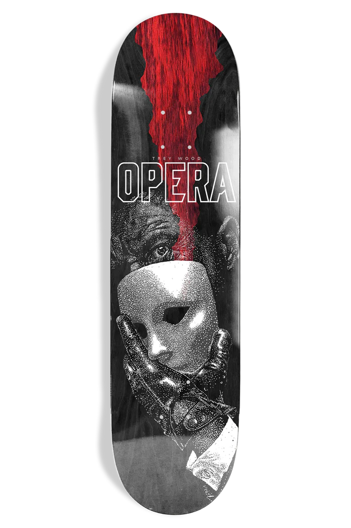 Opera Wood Unmasked EX7 8.25 Deck, Size: 8.25