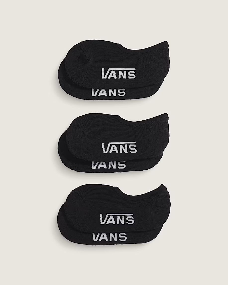 Vans Kids Classic No Show 3-Pack, Size: XS