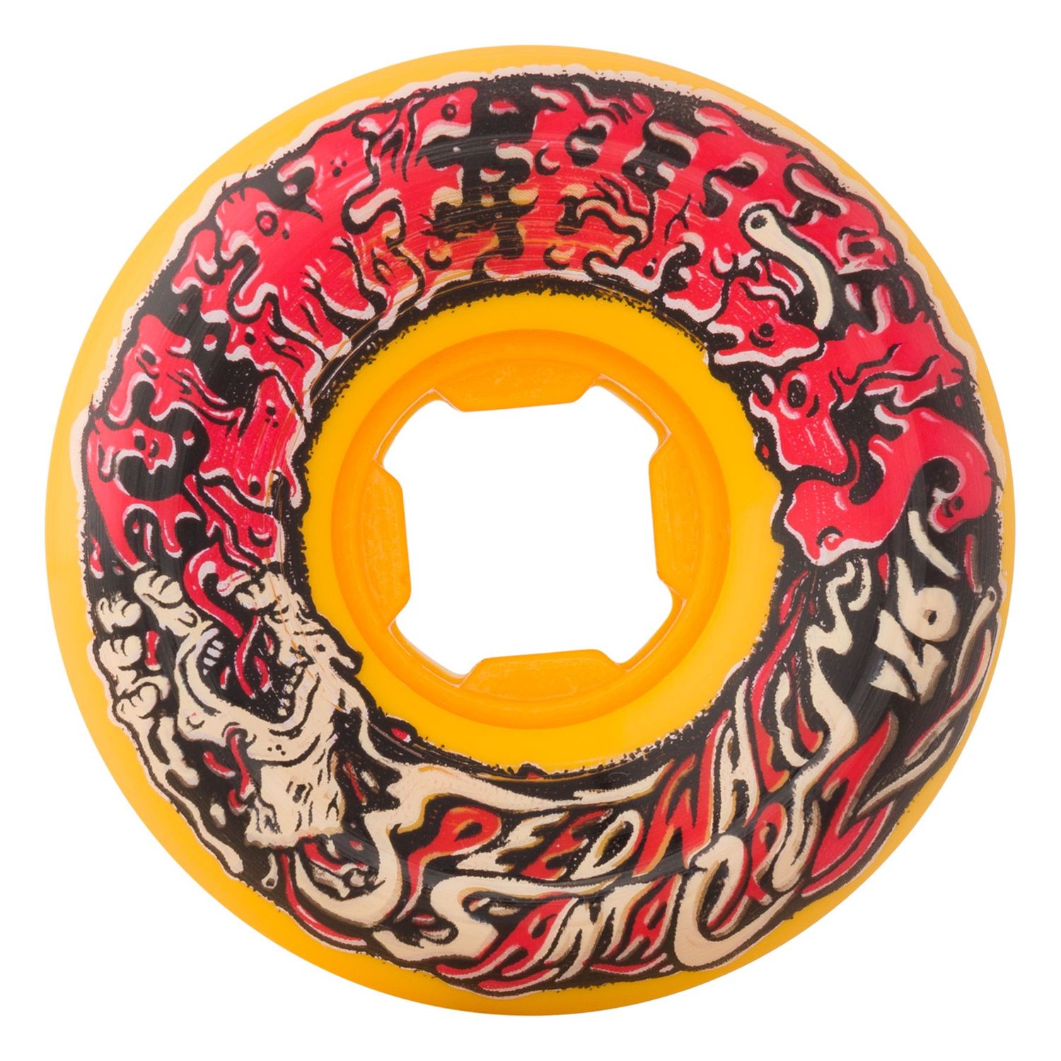 Slimeballs Vomit Mini II Orange 53mm 97a, Size: 53mm