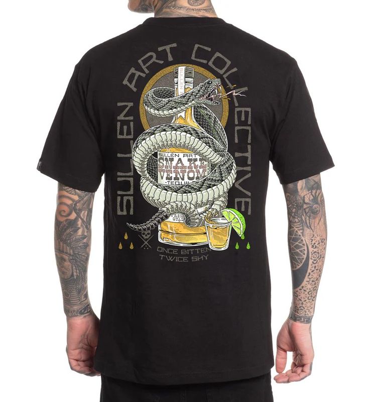 Sullen Snake Venom S/S Tee- Black