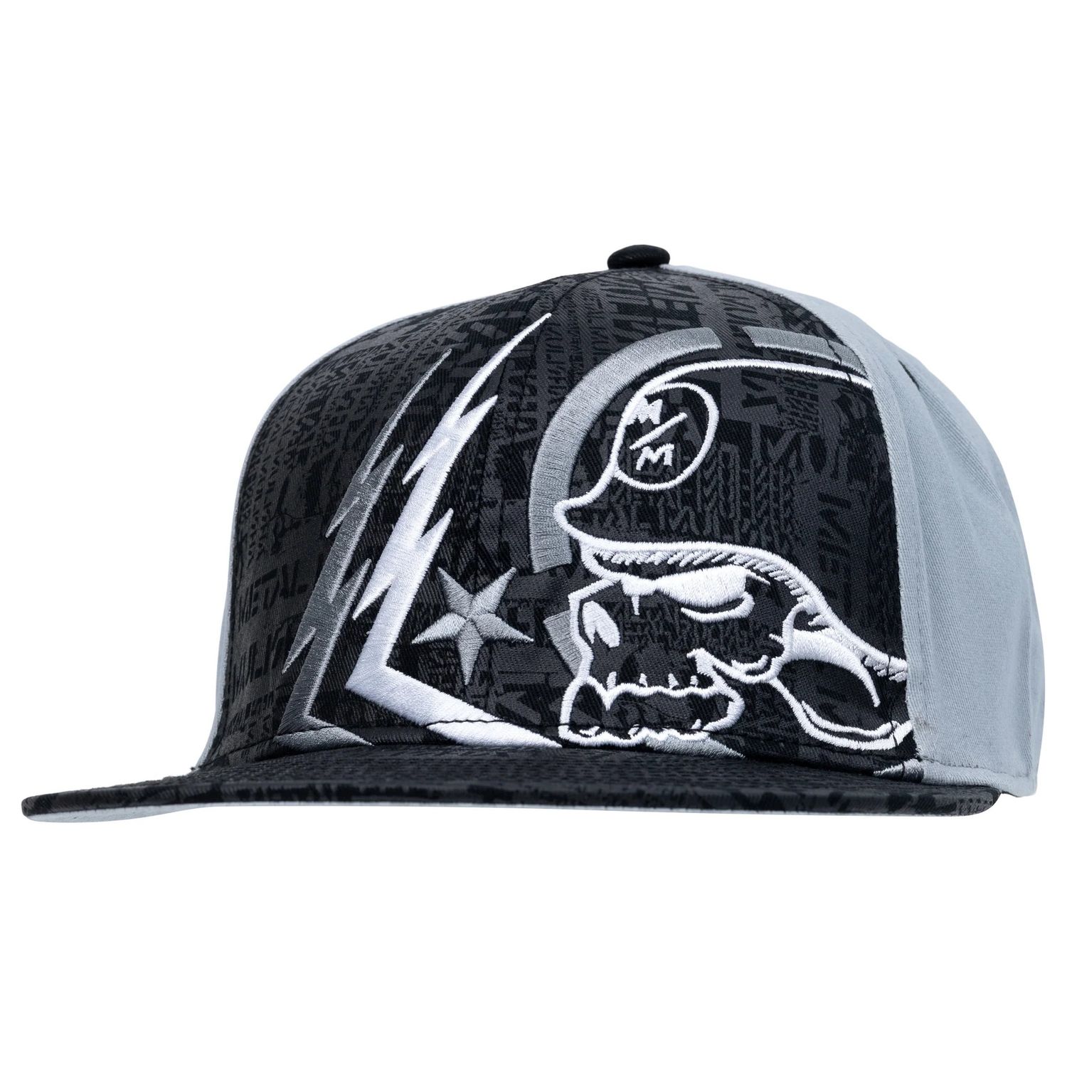 Metal Mulisha Ghost 2 Flex Hat - Grey, Size: S/M